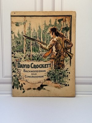 1928 David Davy Crockett 4.5'' X 6'' John Handcock 16 Page Promo Pamphlet