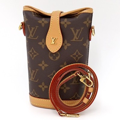 Louis Vuitton Monogram Fold Me Pouch Shoulder Bag Brown M80874 RFID #2788