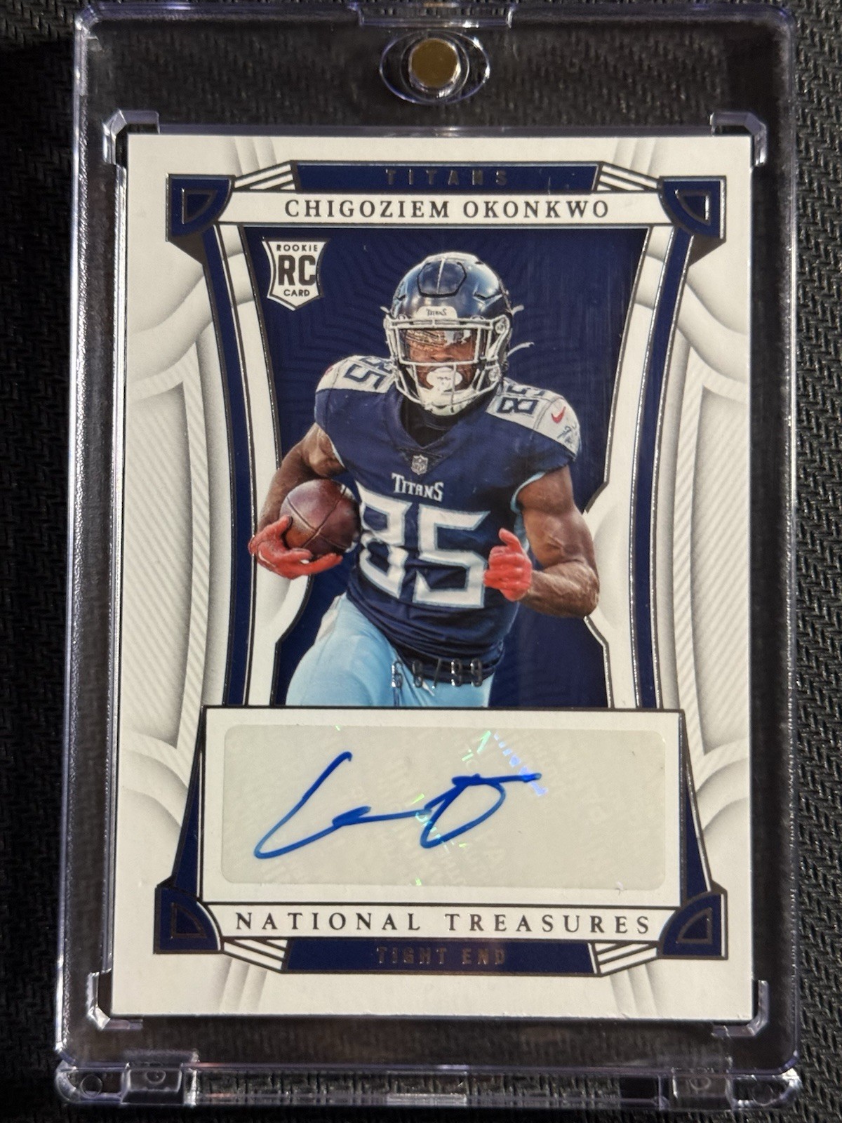 Chigoziem Okonkwo Panini National Treasures #146 Autograph