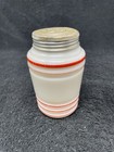 Vintage Hazel Atlas Milk Glass Beehive Pepper Shaker -- 4.5" tall — photo 3
