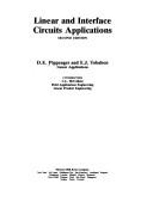 Linear and Interface Circuits Applications Texas Instruments Engi