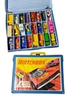 71' Matchbox Diecast Cars Lot Collector 1970s Carry Case 48 Vintage 25 Vehicles