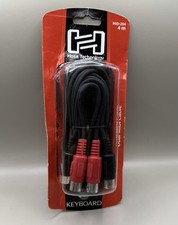 Hosa MID-204 Dual MIDI Cable, Dual 5-pin DIN to Same - 4 m