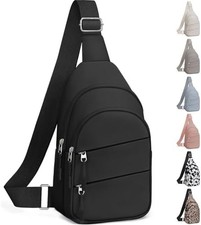 Crossbody Bags for Women, Sling Bag for Men, Small Hiking Backpack anti Theft Li