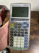 Texas Instruments TI-83 Plus Silver Edition Graphing Calculator READ - FLAW