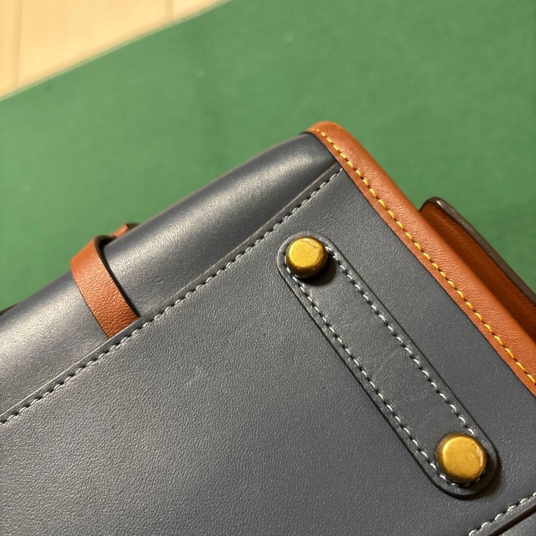 COACH Rogue 25 Sparky 2WAY Shoulder Bag Coachies Leather Blue