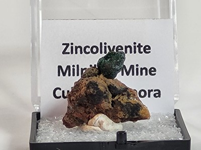 Zincolivenite Milpillas Mine Mexico RARE   ZIN1