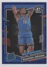 2023 Panini Donruss Optic Rated Rookie Blue Velocity Prizm Keyontae Johnson 0q3
