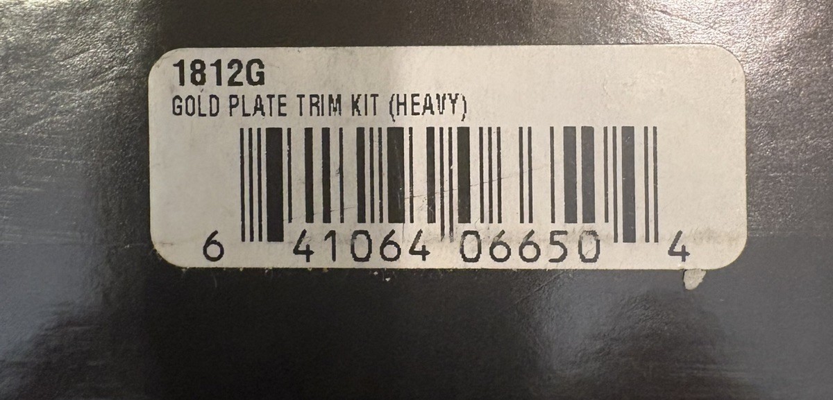 Bach 1812G Trumpet Trim Kit Heavy Bottom Caps Gold | eBay