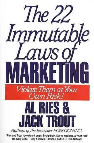 Jack Trout Al Ries 22 Immutable Laws of Marketing (Paperback)Another great item from Rarewaves USA | Free delivery!