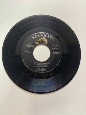 Eddie Fisher I m Walking Behind You/Downhearted/Outside Of Heaven 45