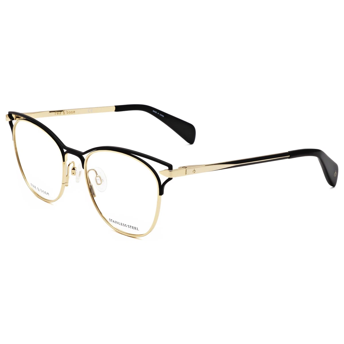 Rag & bone 51mmRound Sunglasses Gold/BlueGreen Rag & Bone Men main image 4