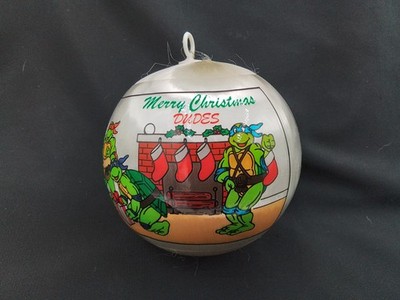 1990 MIRAGE STUDIOS USA TEENAGE MUT NINJA TURTLES CHRISTMAS DUDES ORNAMENT
