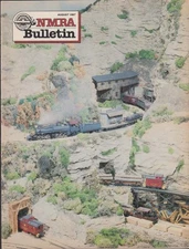 NMRA BULLETIN 8 1987 CNR 4th Class Station; Hoverson's Hovetown &c