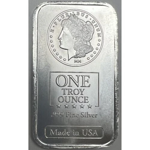 Mason Mint Morgan Tribute 1 oz Silver Bar (Secondary Market - New)