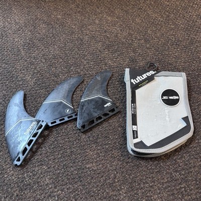 Jason Stevenson JS Signature Future Honeycomb Balanced Tri Fin Set Size M 