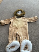 Two piece lion costume infant size 6 to 9 months