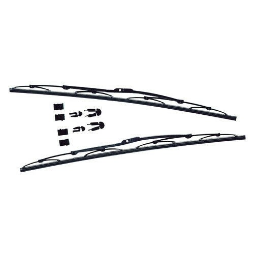 Coppia Spazzole Tergi Tergicristalli Auto Standard 28 Cm 11'' 2 Pezzi Lampa - Immagine 1