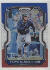2021 Panini Prizm Tier II Red White & Blue Prizm Travis Blankenhorn #122 0i7t