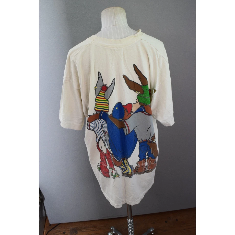 Vintage 1993 Warner Bros Looney Tunes T Shirt XL Bugs Bunny Gangsta Rap - Image 4 of 4