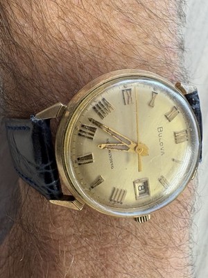 Bulova Vintage Herren-Armbanduhr Self Winding Handaufzug