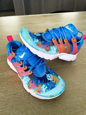 Nike Presto GS Baby Shark Running Shoes Size 3Y (WORN ONCE)