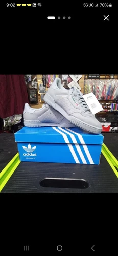 Taglia 4 Adidas Yeezy PowerPhase Calabasas Grigio