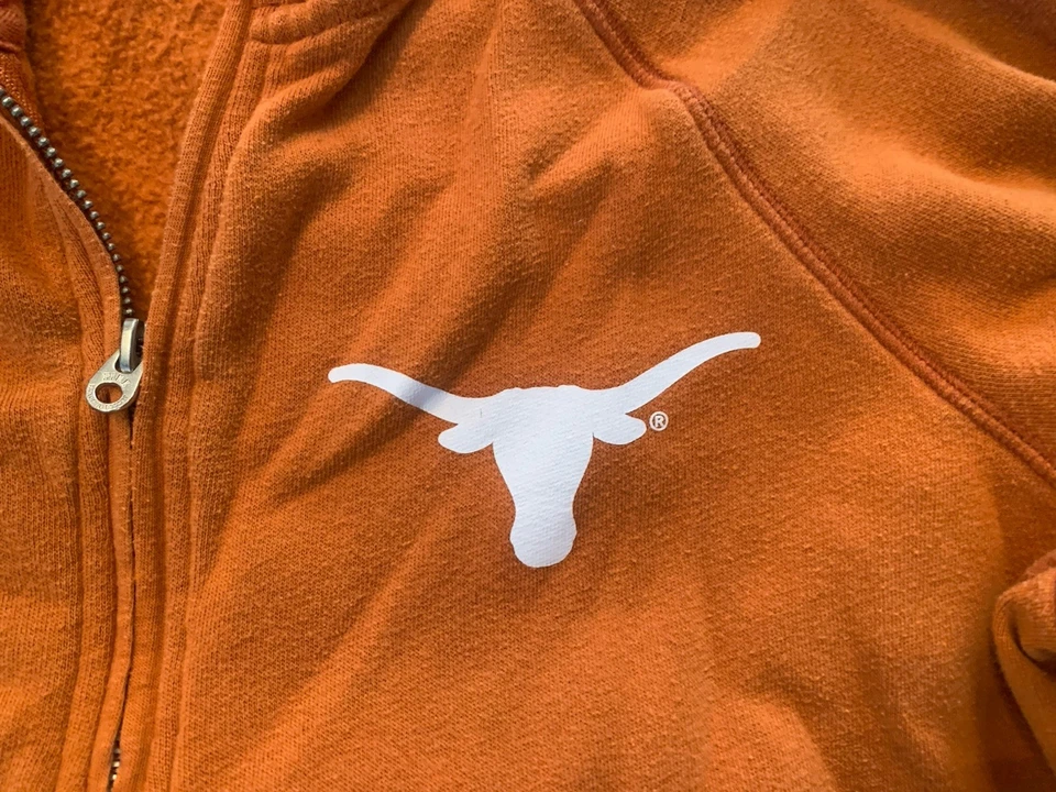 Sudadera Pullover De Colección Victorias Secret ROSA Texas Longhorns UT Cremallera Mediana Foto 3 de 4