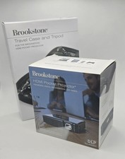 Brookstone HDMI Pocket Projector, Travel Case, and Tripod Bundle All NIB