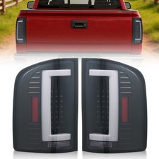 Smoke Lens LED Tail Lights For 2007-2014 Chev...