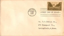 US Army First Day Cover 1945 Washington DC Military Parade Stamp Issue