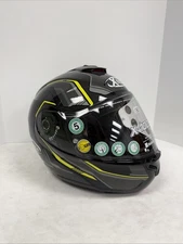 X-Lite X-1005 Alchemix Ultra Carbon Modular Helmet Black/Yellow Medium