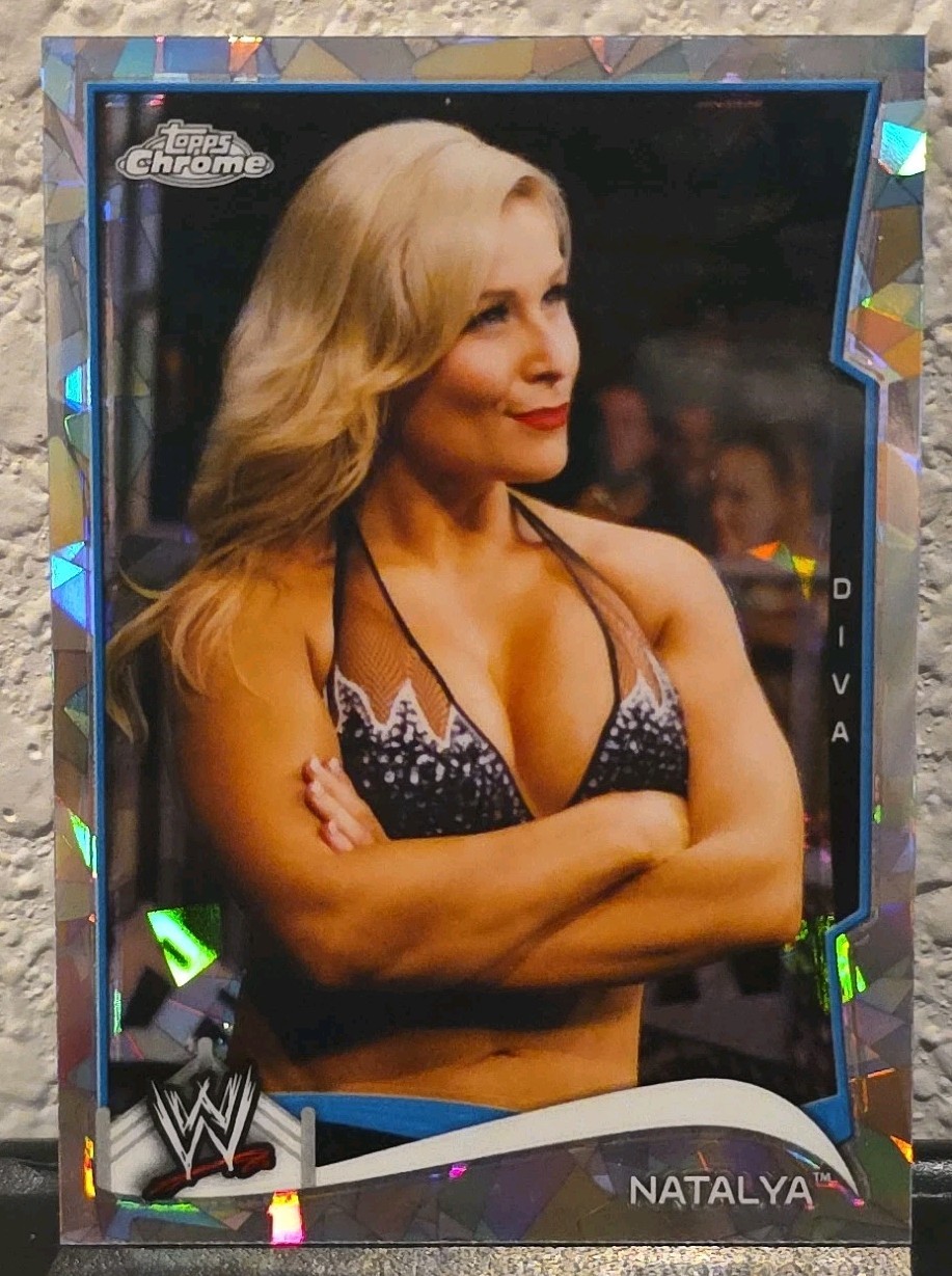 2014 Topps Chrome WWE - Natalya #82 Atomic Refractor