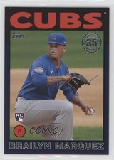 2021 Topps 1986 Baseball 35th Anniversary Series 2 Blue Brailyn Marquez 01xd