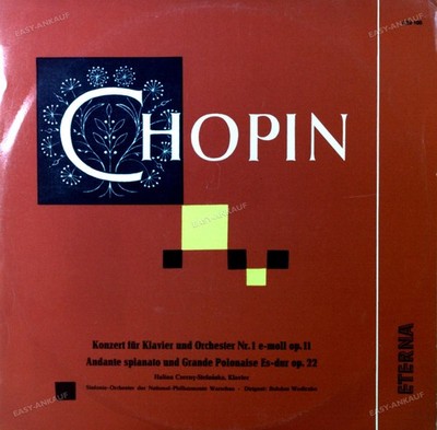 Chopin, Czerny-Stefańska - Konzert Klavier & Orchester Nr 1 E-moll Op 11 LP .*