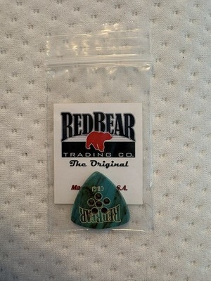 Red Bear Trading Type C II Style GJ Gypsy Jazz Gauge Guitar Pick Rusty Turquoise