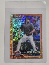 2026 NOLAN MCLEAN Topps Rookie Orange Sandglitter #'D 01/25 METS #214