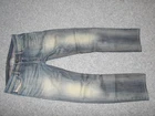 DIESEL INDUSTRY LOW RISE STRAIGHT LEG MENS 31 FADED BLUE WASH JEANS           B2