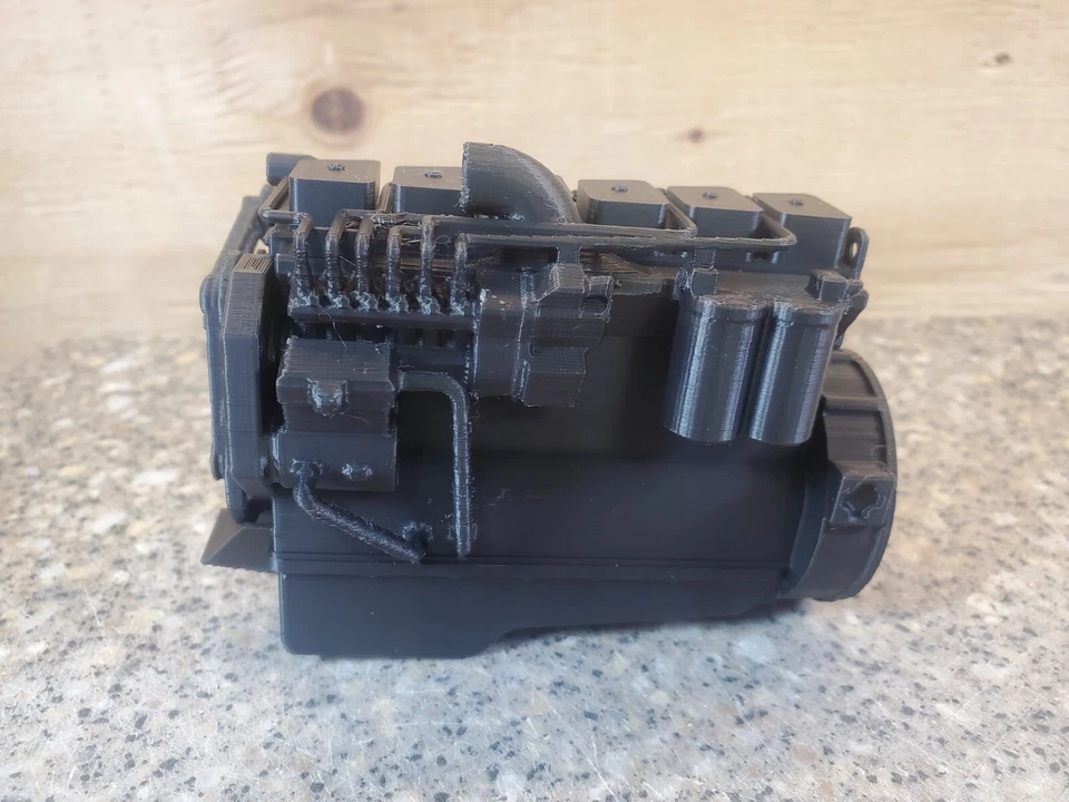 3d Print Cummins 12v Truck Rc 1/10 Scale Engine Motor Diesel - Image 2 of 4