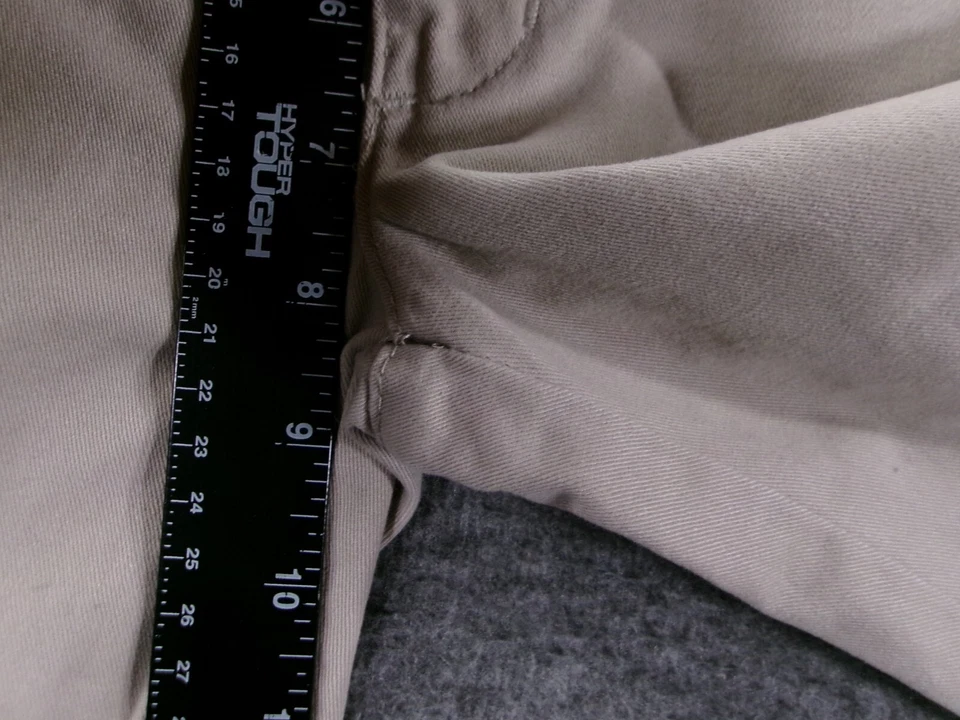 Pantalones Cortos Docker Juveniles 10 Beige Bermudas Causal Clásicos Frente Plano Todos los Días Foto 3 de 4