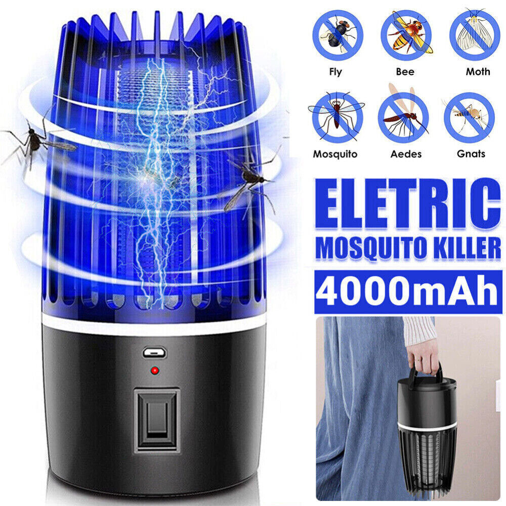 AKKU Moskito Killer UV Insektenvernichter Elektrisch LED Lampe Mückenfalle Licht