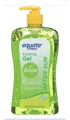 Equate Soothing Gel with Aloe for Refreshing Relief - Moisturizes & Cools- 20 OZ