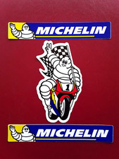M/TYRES MOTORSPORT RALLY VINYL DECAL STICKERS X 3/MICHELIN MAN