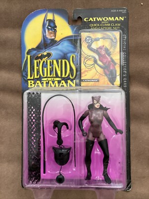 1994 Kenner Legends of Batman Catwoman with Quick-Climb Claw & Capture Net