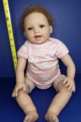 Kaydora Reborn Lifelike Baby / Toddler Doll- weighted- sits upright- crazy hair