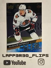 MacKenzie Entwistle 2021-22 Upper Deck Young Guns Rookie RC Silver Foil #471