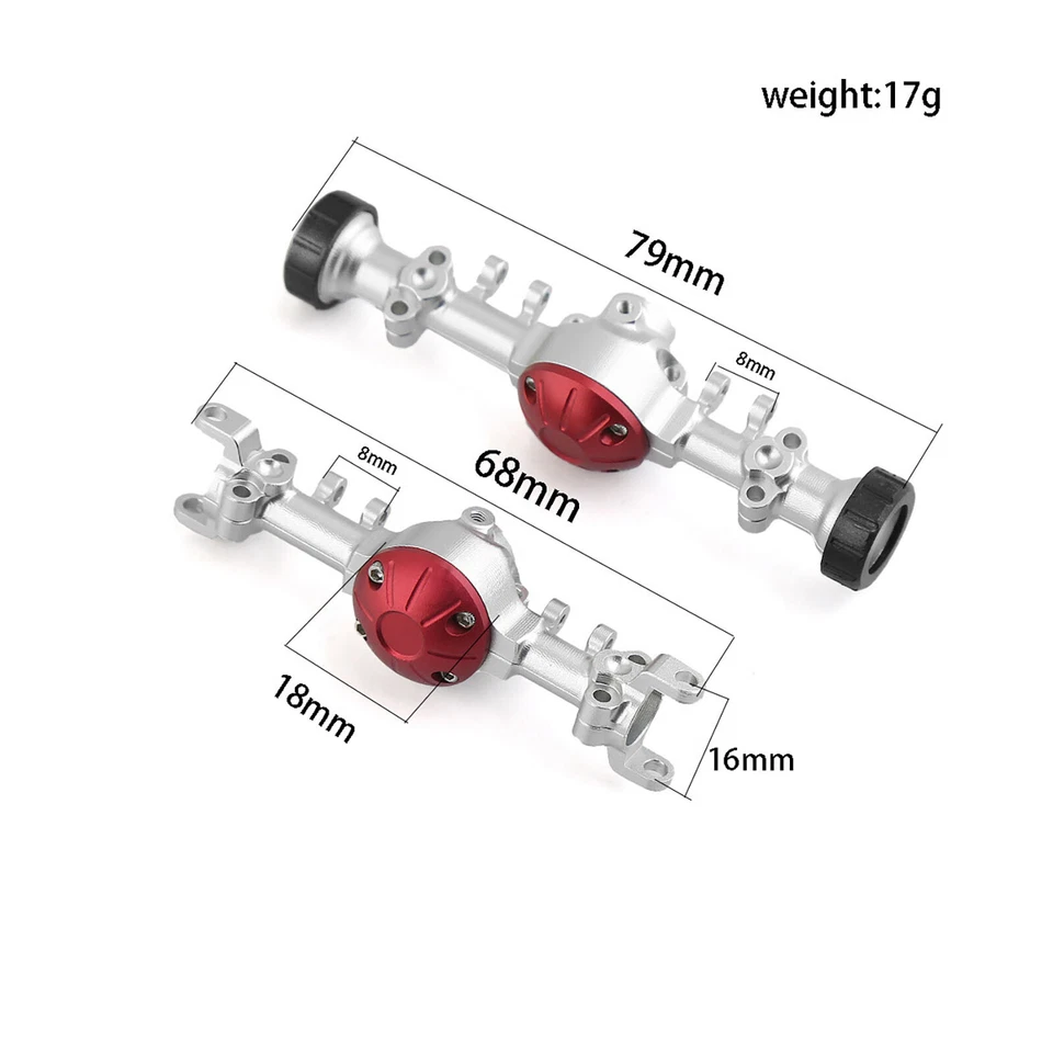 Metal Front and Rear Axle Housing Link Rod RC Car For Kyosho MINI-Z 4x4 1/24 - Image 2 of 4