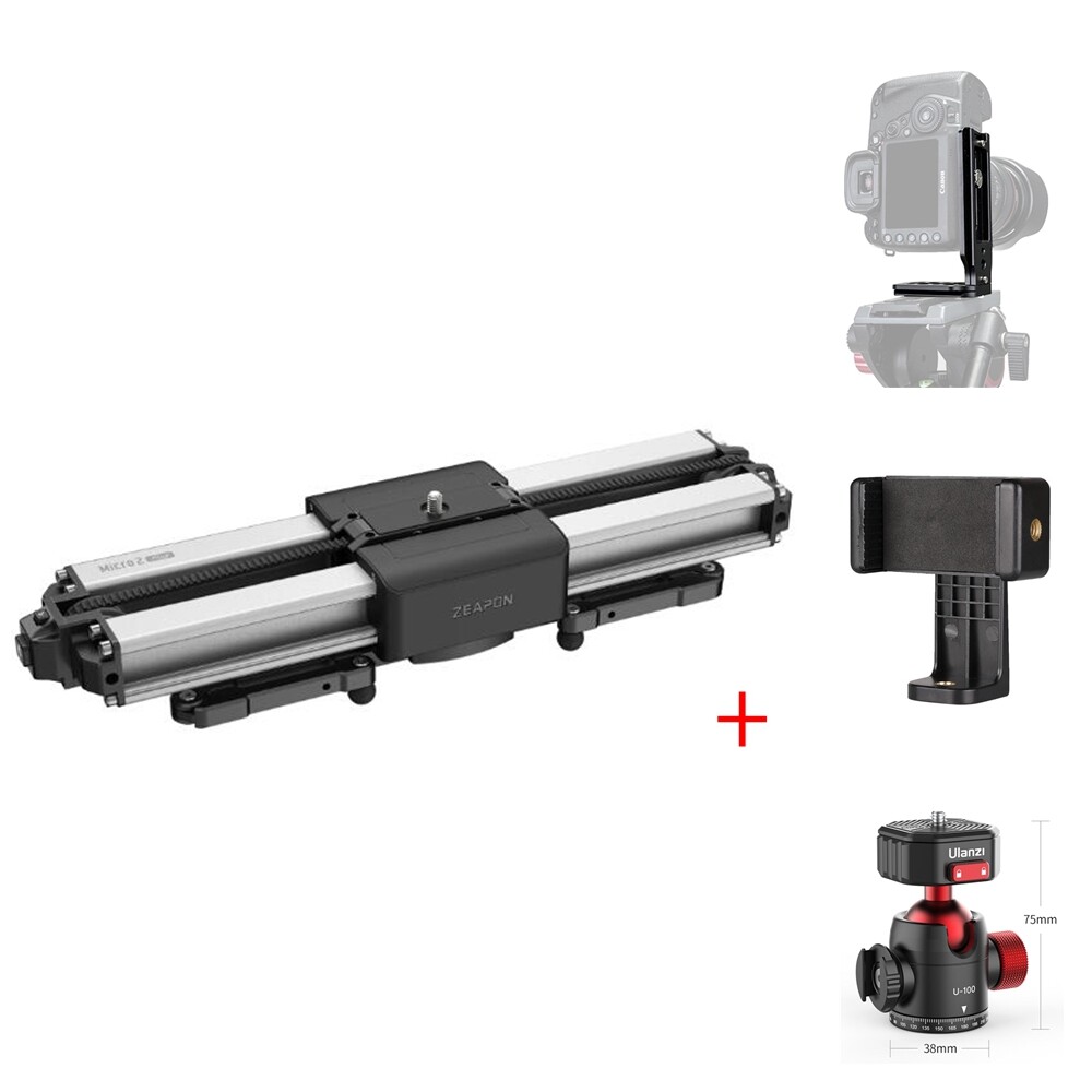 Zeapon Micro 2 Plus Motorized Manual Camera Slider Travel Zeapon Micro 2 Plus Motorized Manual Camera Slider Travel