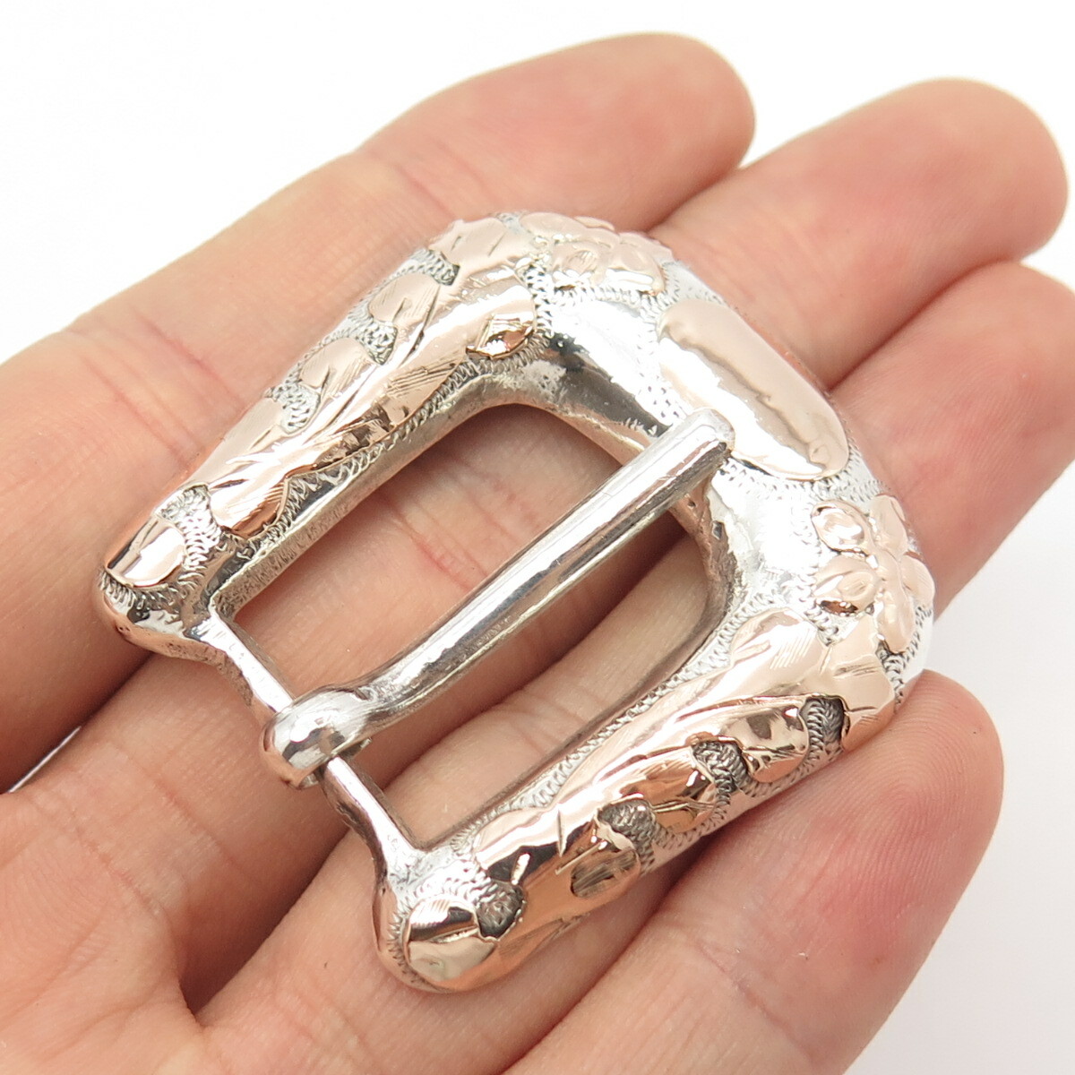 925 Sterling Silver / 10K Vintage Leaves Belt Buckle | eBay 925 Sterling Silver / 10K Vintage Leaves Belt Buckle | eBay