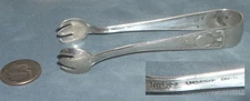 Antique Wallace Carthage Sterling Sugar Tongs Pat 1917
